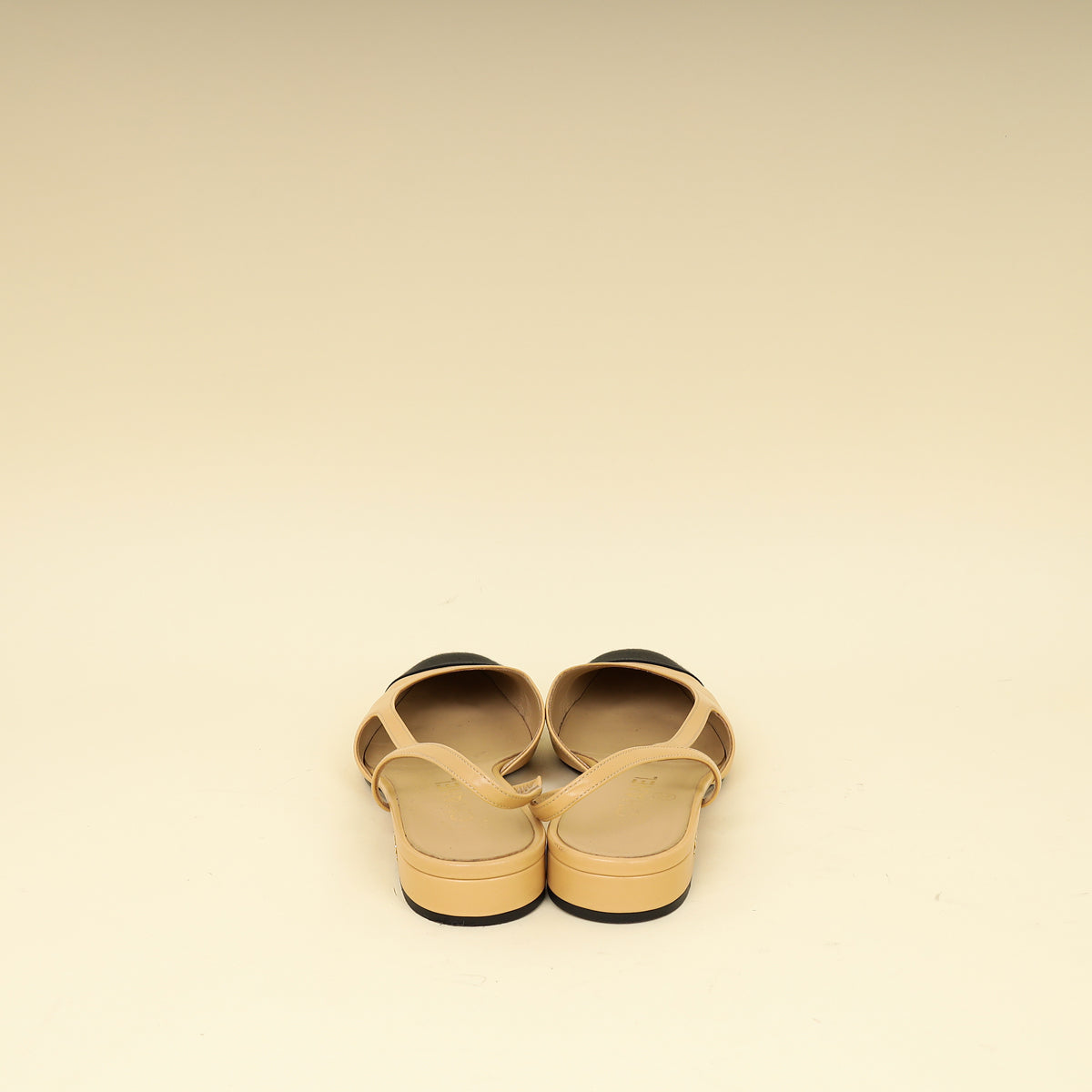 Chanel Bicolor Flat Slingback 39.5-Chanel-THE CLOSET