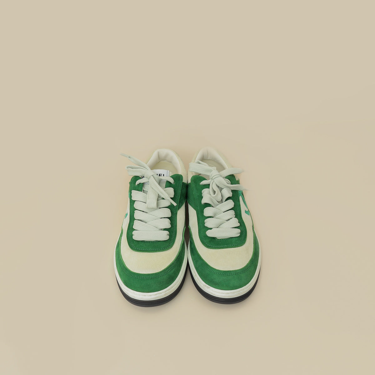 Chanel Bicolor CC Suede Trainer Sneaker 39.5-Chanel-THE CLOSET