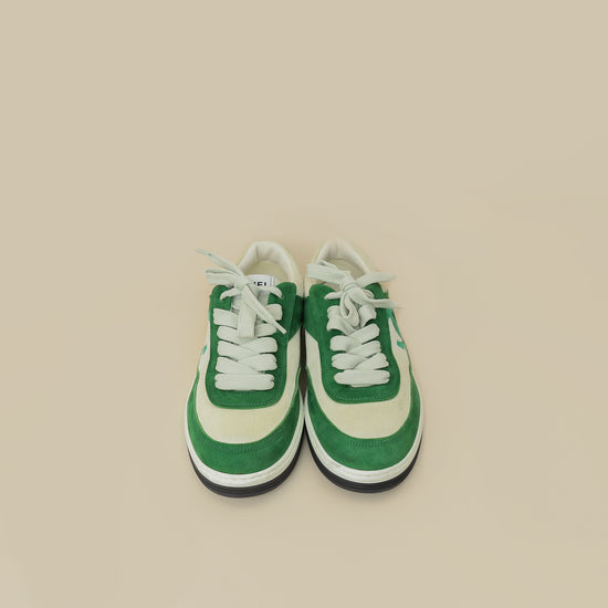 Chanel Bicolor CC Suede Trainer Sneaker 39.5-Chanel-THE CLOSET