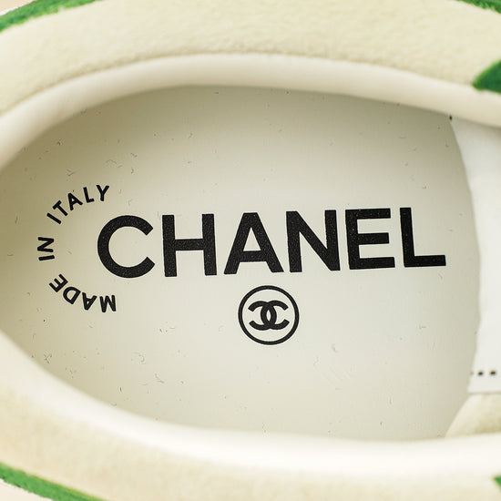 Chanel Bicolor CC Suede Trainer Sneaker 39.5-Chanel-THE CLOSET