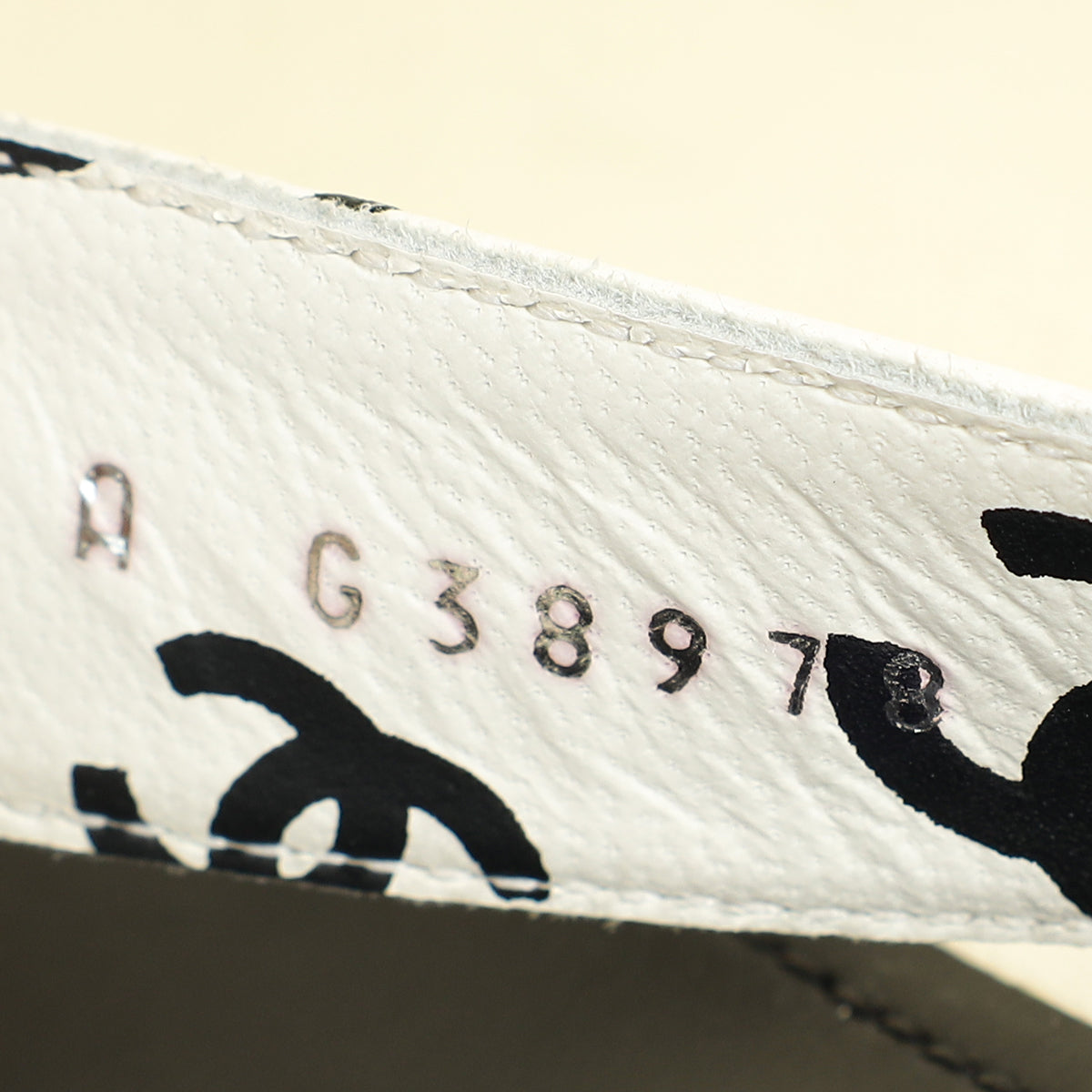 Chanel Bicolor CC Printed Coco Beach Thong Sandals 39