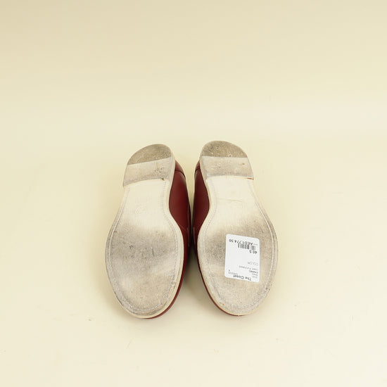 Chanel Burgundy CC Loafer 40.5