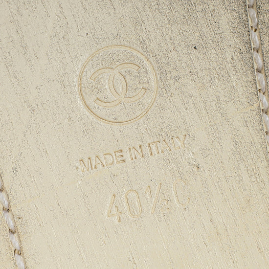 Chanel Burgundy CC Loafer 40.5