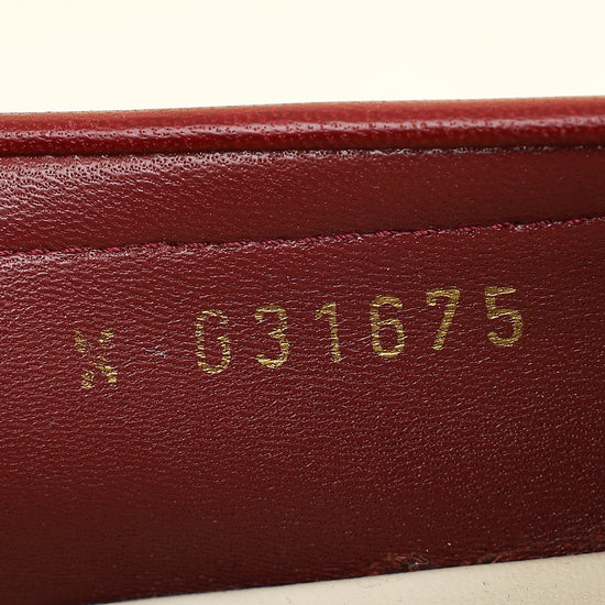 Chanel Burgundy CC Loafer 40.5