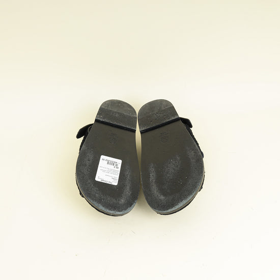 Chanel Tricolor CC Knit Dad Sandals 40.5