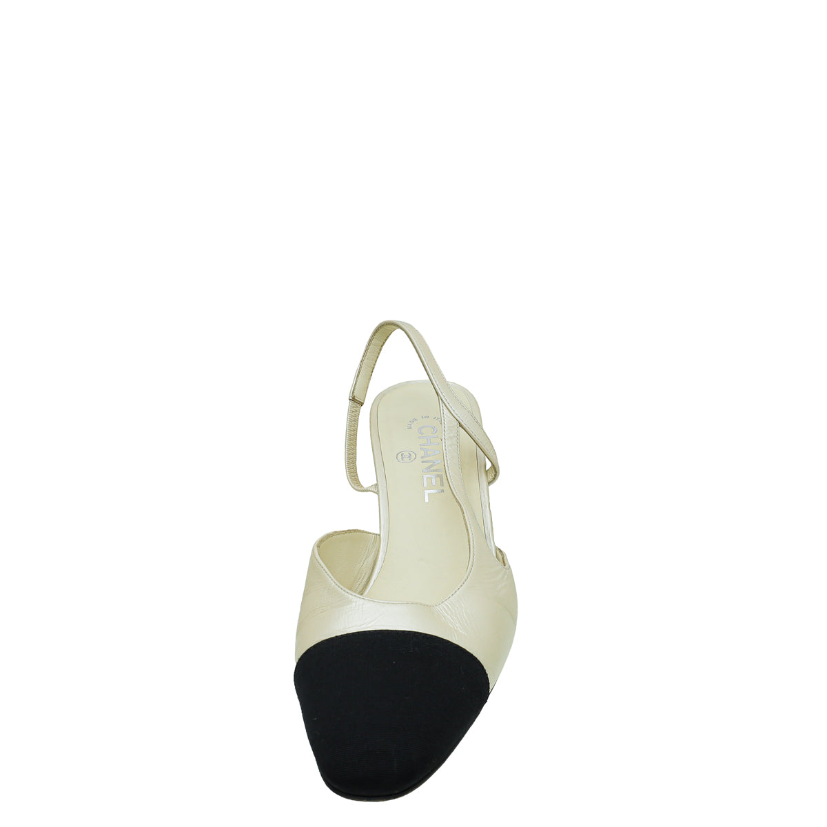 Chanel Bicolor CC Captoe Slingback Pump 41-Chanel-THE CLOSET