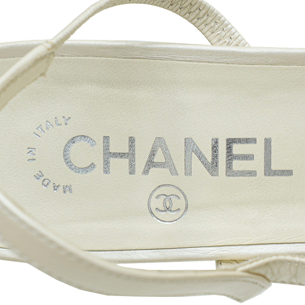 Chanel Bicolor CC Captoe Slingback Pump 41
