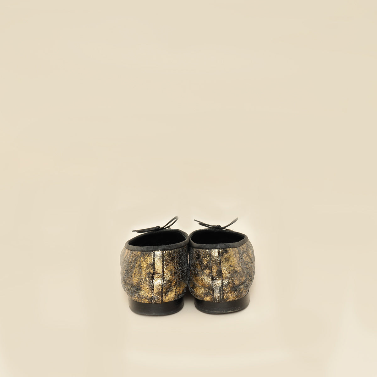 Chanel Bicolor CC Cap Toe Ballerina Laminated Flats 40-Chanel-THE CLOSET