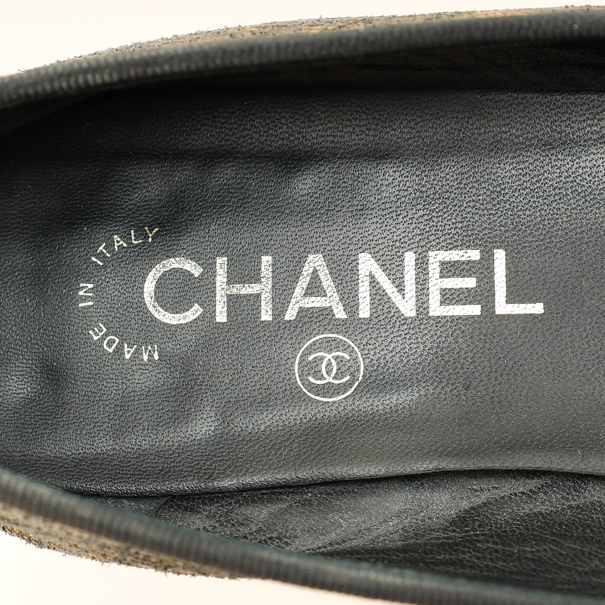 Chanel Bicolor CC Cap Toe Ballerina Laminated Flats 40-Chanel-THE CLOSET