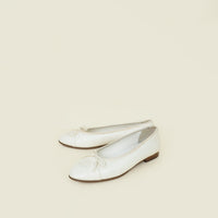 Chanel Ivory CC Ballet Flats 40