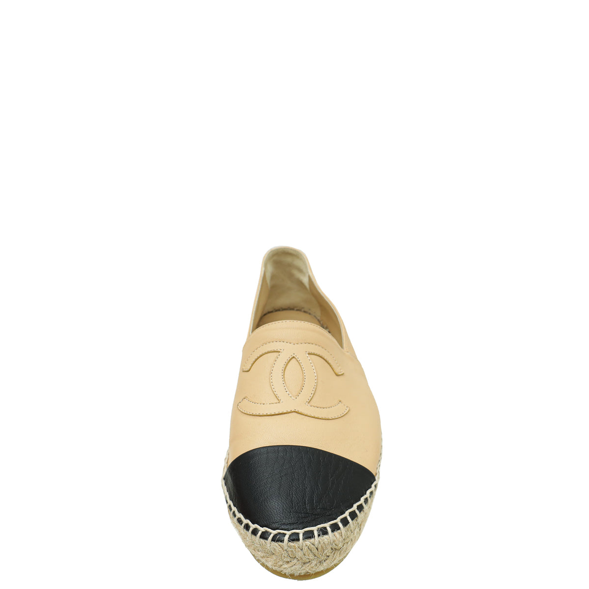 Chanel Bicolor CC Cap Toe Espadrille 40