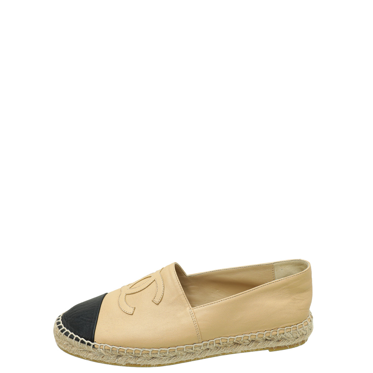 Chanel Bicolor CC Cap Toe Espadrille 40