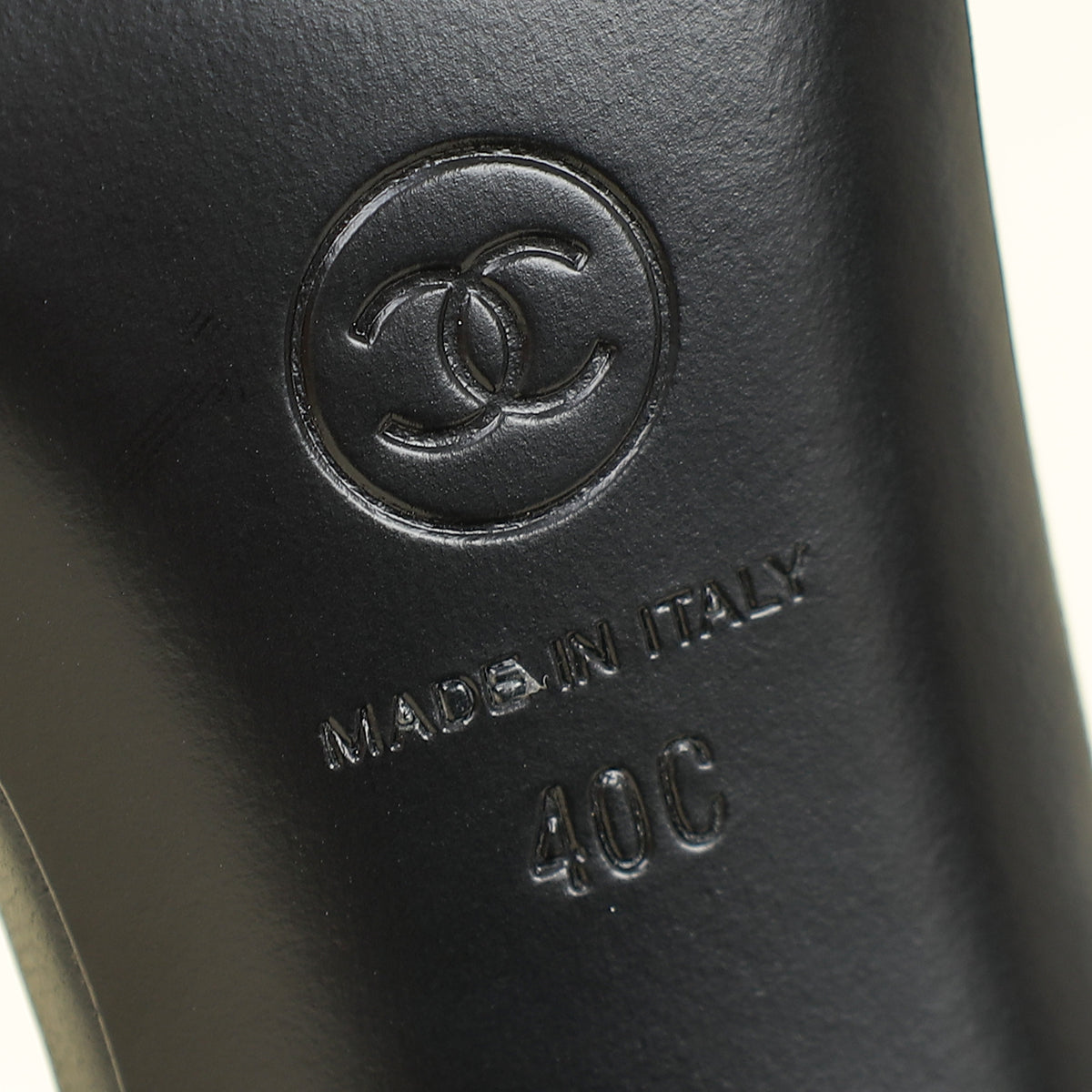 Chanel Black Camellia Flowers Pearl Embellished Slide Heel Sandal 40