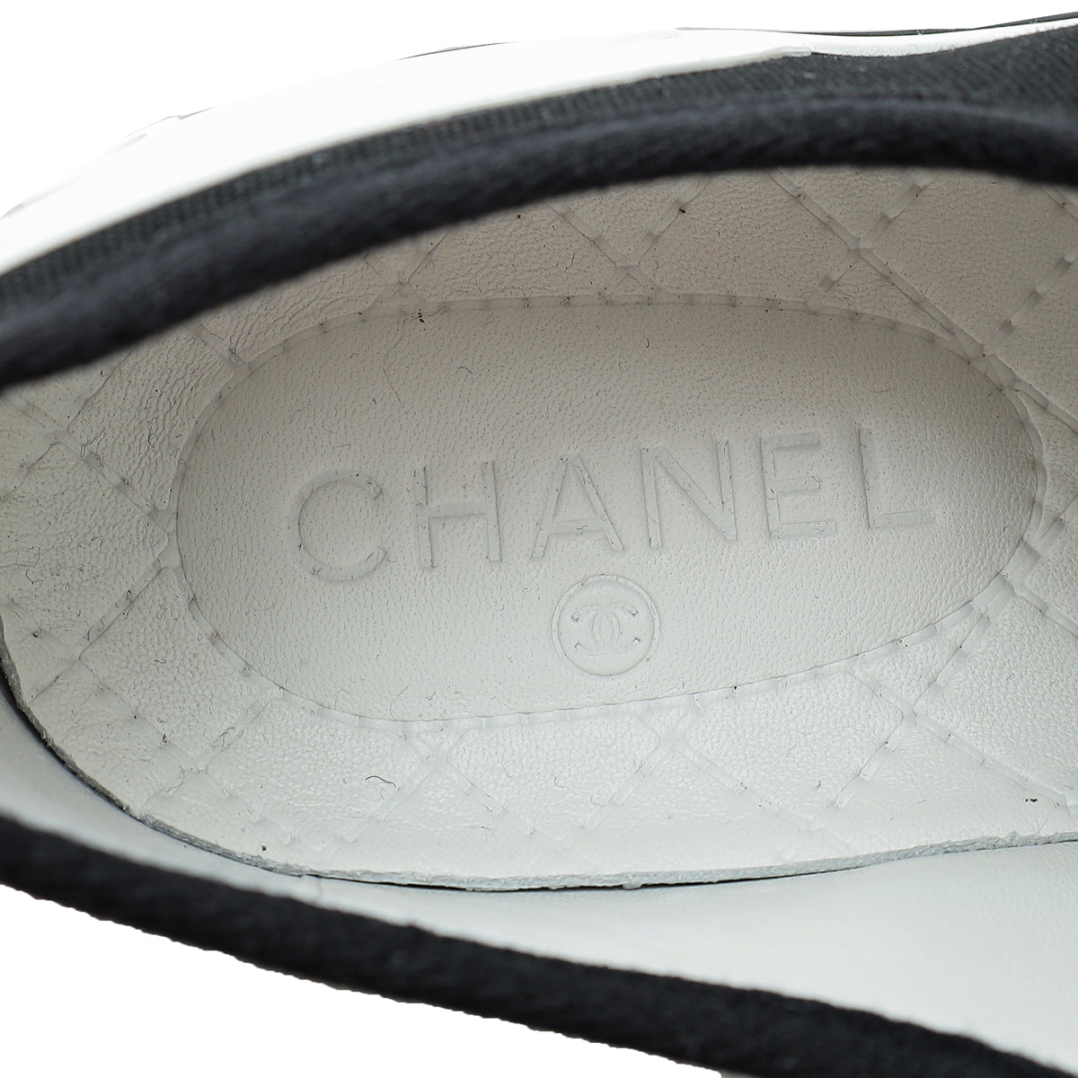 Chanel Bicolor Lace Up Low Top Sneakers 41.5