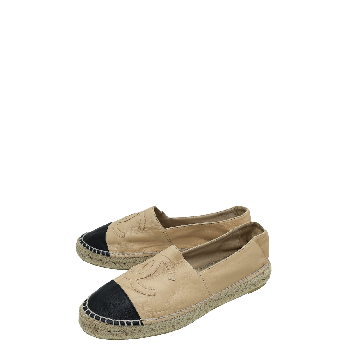 Chanel Bicolor CC Cap Toe Espadrille 41-Chanel-THE CLOSET
