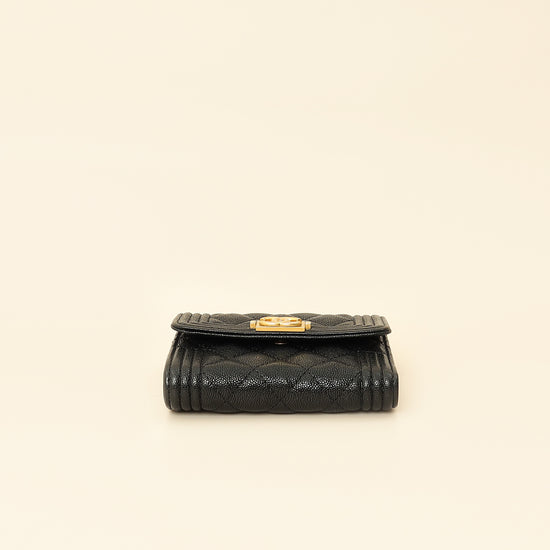 Chanel Black Boy Small Wallet-Chanel-THE CLOSET