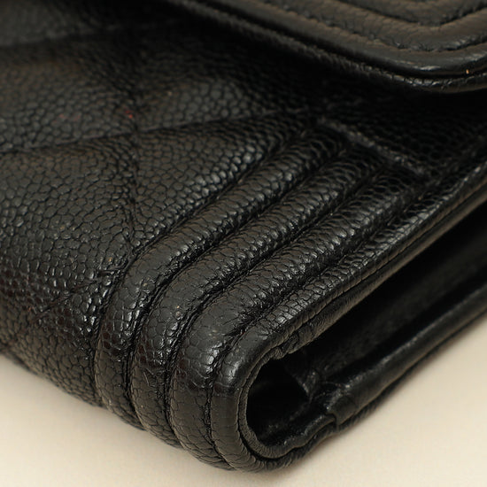 Chanel Black Boy Small Wallet-Chanel-THE CLOSET