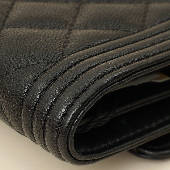 Chanel Black Boy Small Wallet-Chanel-THE CLOSET