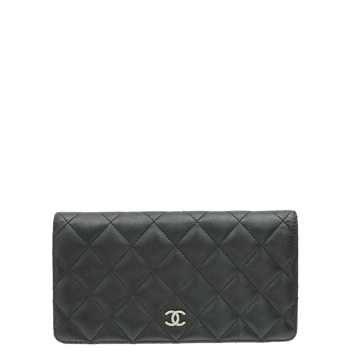 Chanel Black CC Classic Yen Wallet-Chanel-THE CLOSET