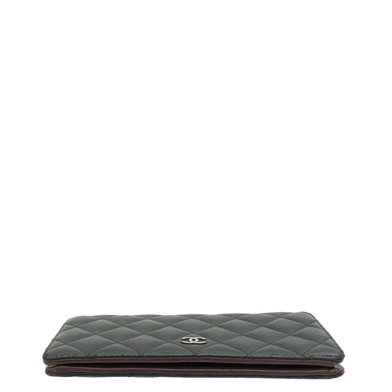 Chanel Black CC Classic Yen Wallet-Chanel-THE CLOSET