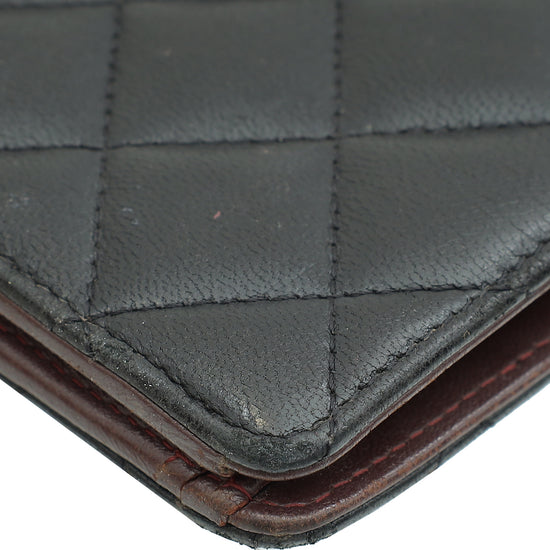 Chanel Black CC Classic Yen Wallet-Chanel-THE CLOSET