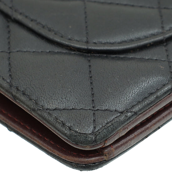 Chanel Black CC Classic Yen Wallet-Chanel-THE CLOSET