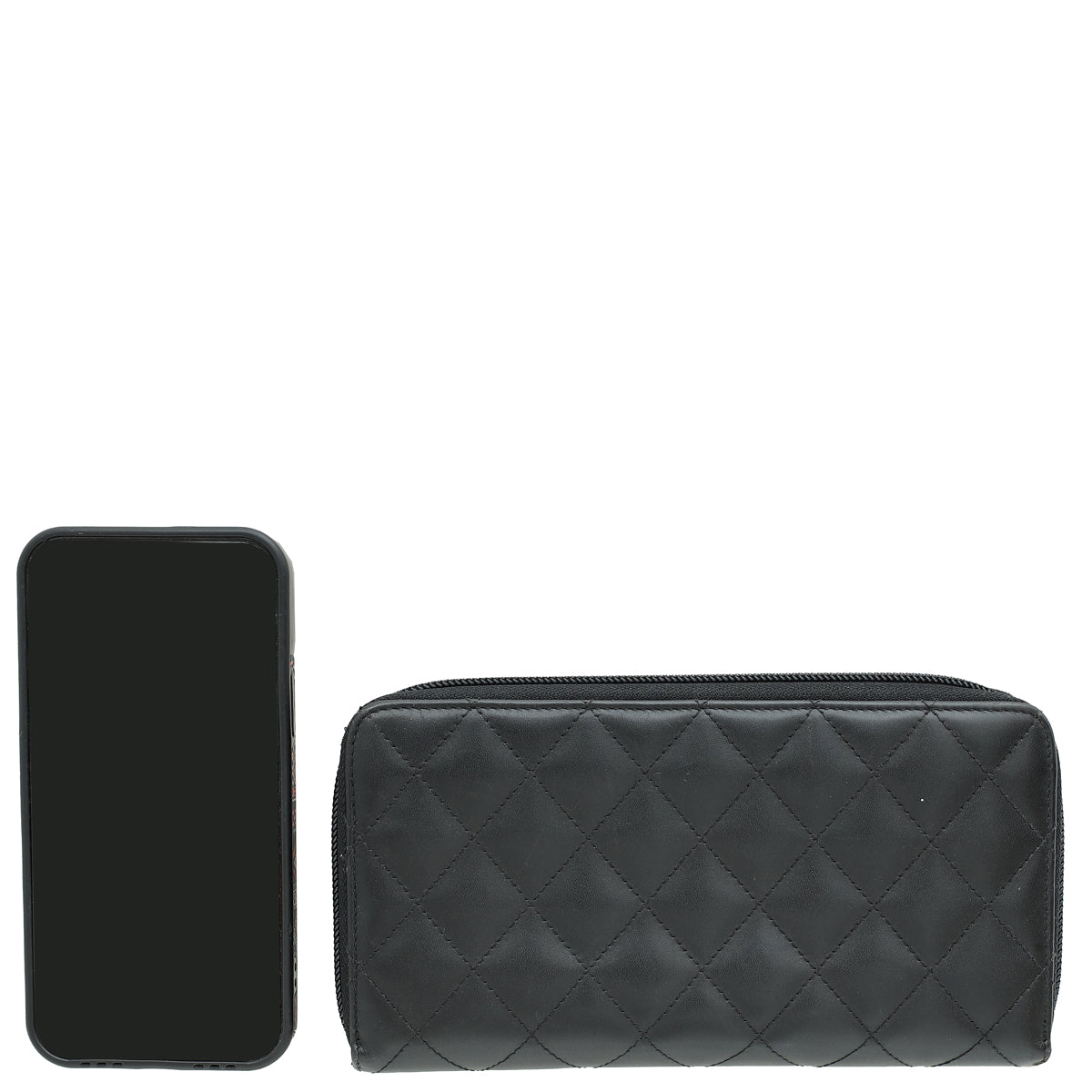 Chanel Black CC Cambon Large Gusset Zip Around Wallet-Chanel-THE CLOSET