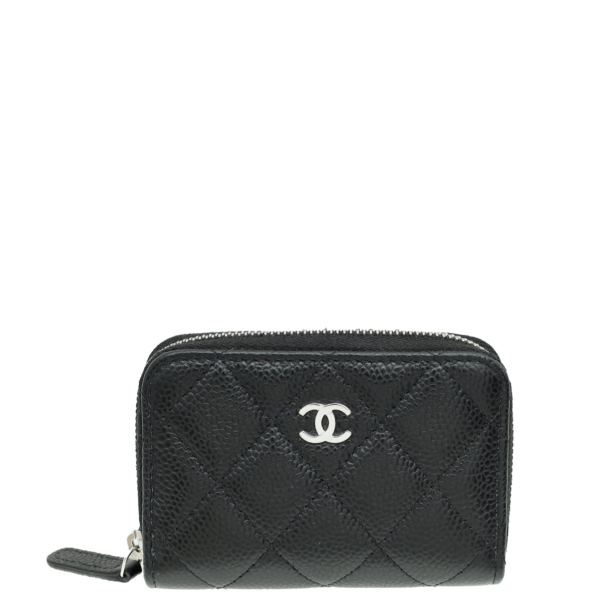 Chanel Black CC Classic Zipped Coin Purse-Chanel-THE CLOSET