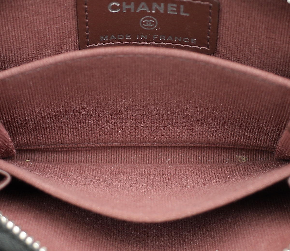 Chanel Black CC Classic Zipped Coin Purse
