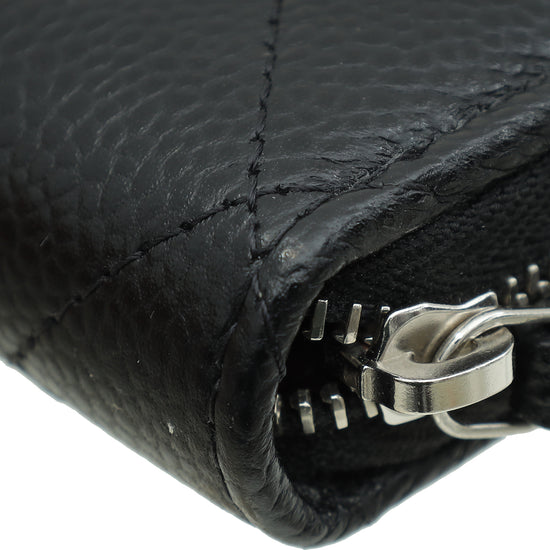 Load image into Gallery viewer, Chanel Black CC Classic Zipped Coin Purse
