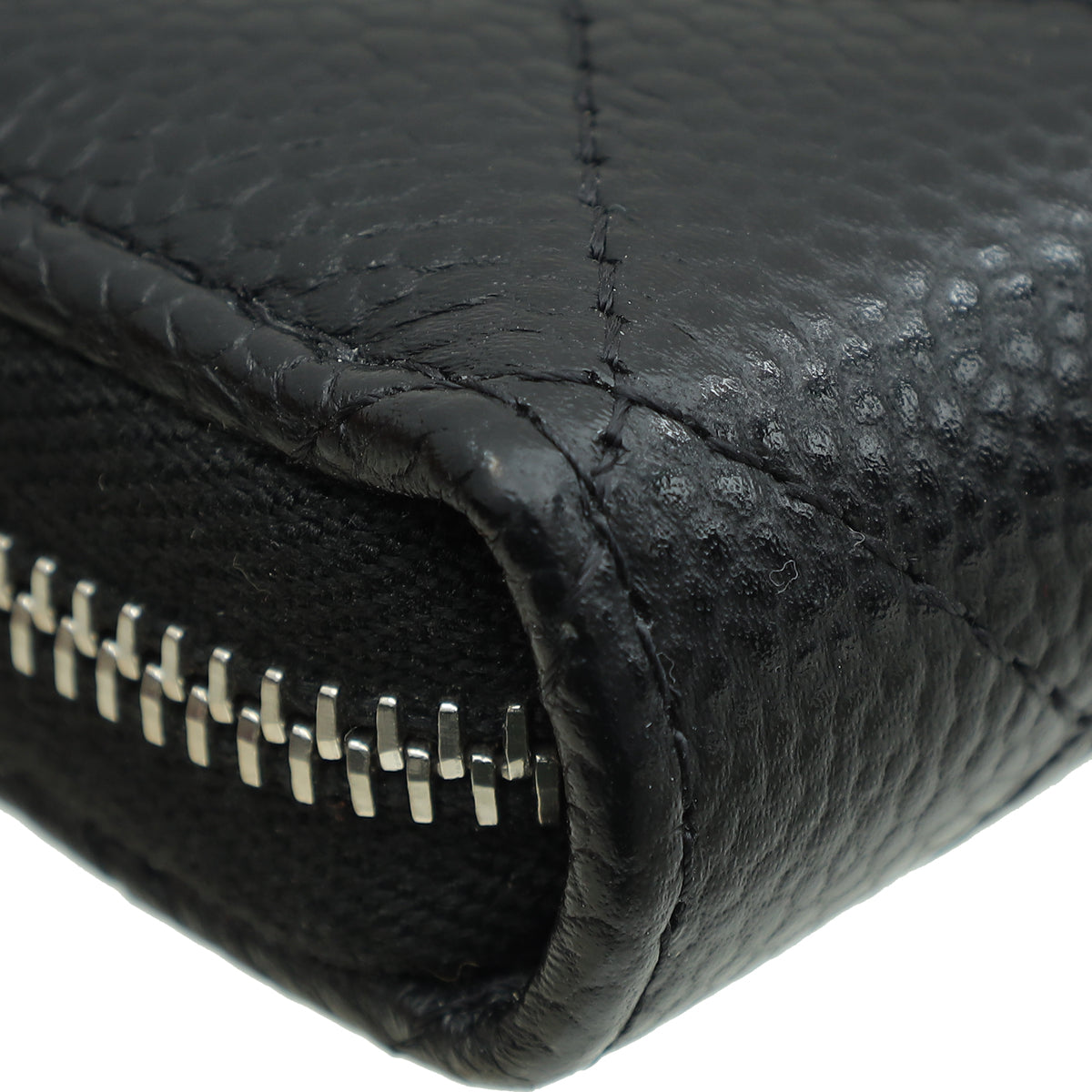 Chanel Black CC Classic Zipped Coin Purse