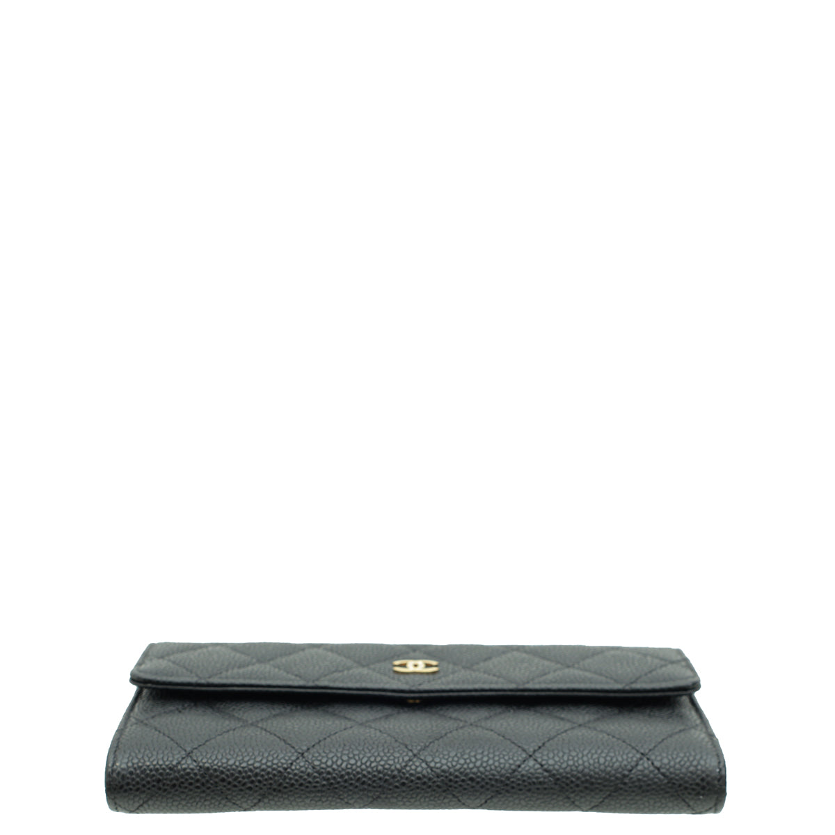 Chanel Black CC Classic Long Wallet