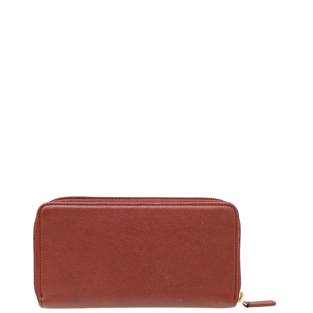 Chanel Burgundy Zip Around Wallet-Chanel-THE CLOSET