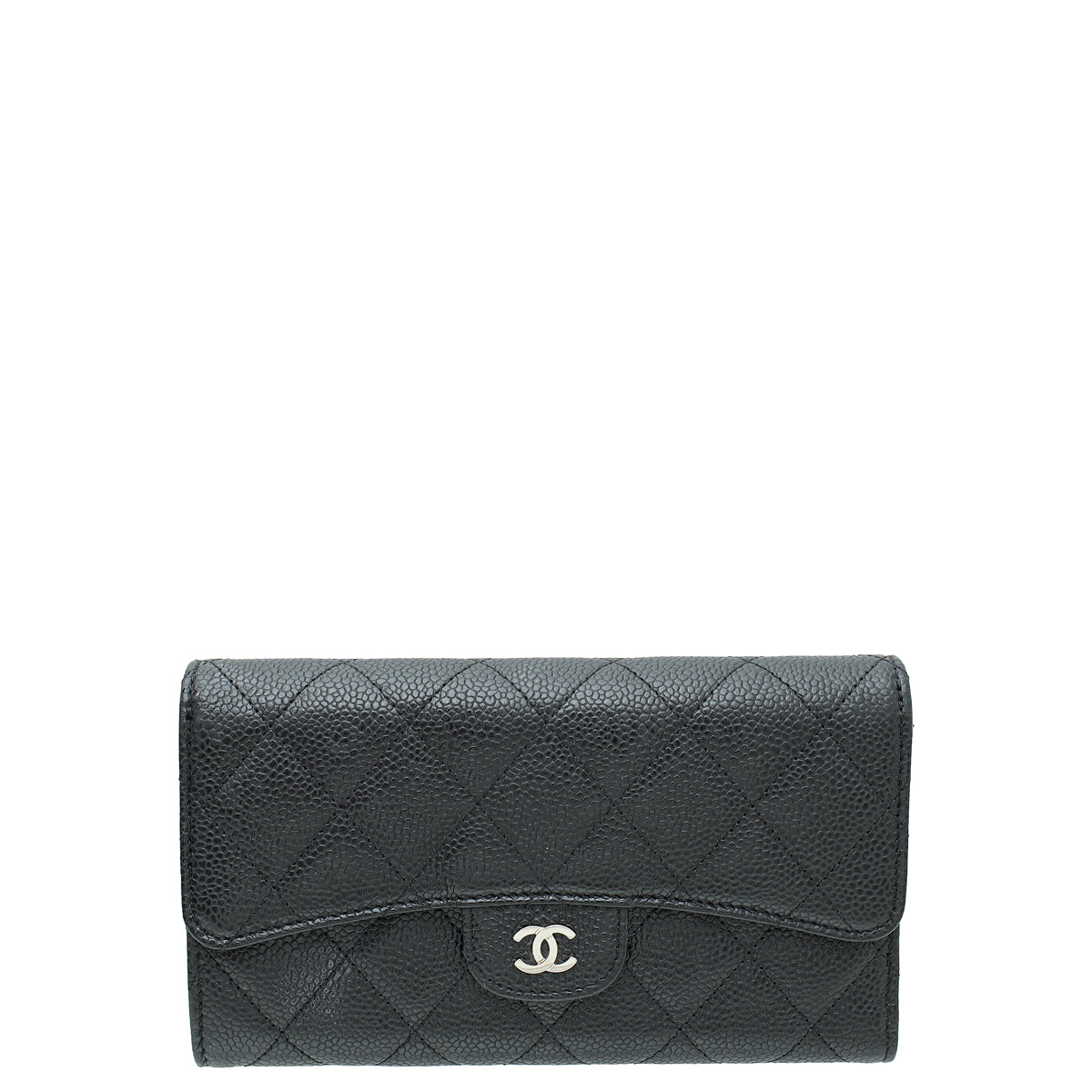 Chanel Black CC Classic Flap Wallet-Chanel-THE CLOSET