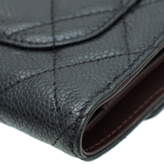 Chanel Black CC Classic Flap Wallet