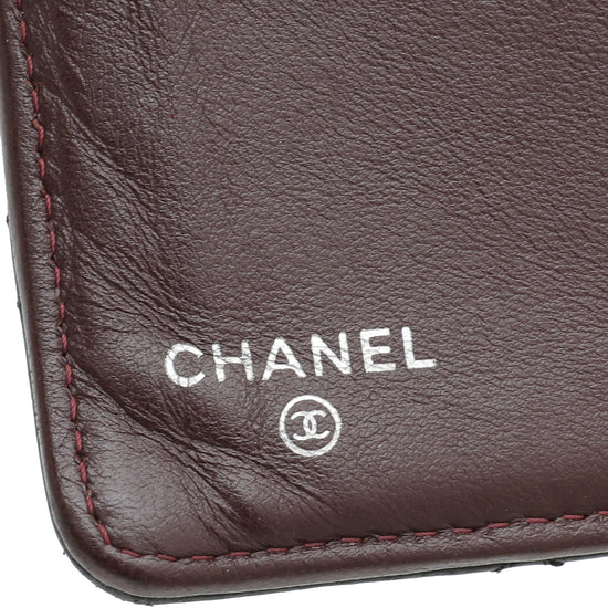 Chanel Black L Yen Wallet