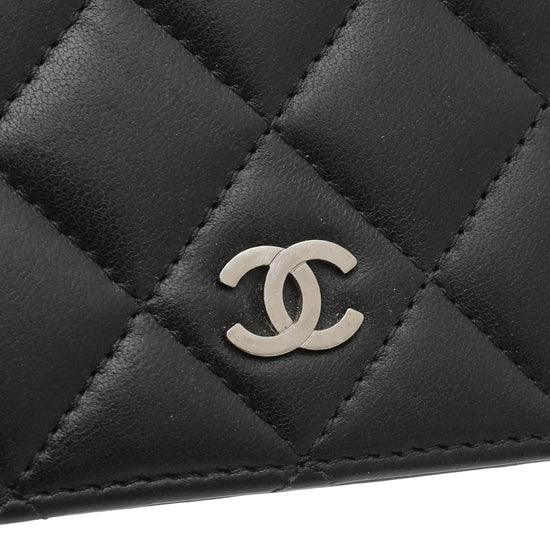 Chanel Black L Yen Wallet