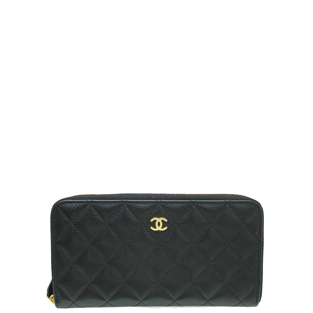 Chanel Black CC Zip Around Wallet-Chanel-THE CLOSET