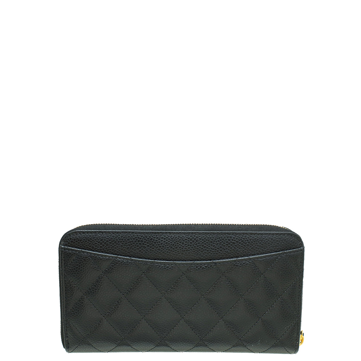 Chanel Black CC Zip Around Wallet-Chanel-THE CLOSET