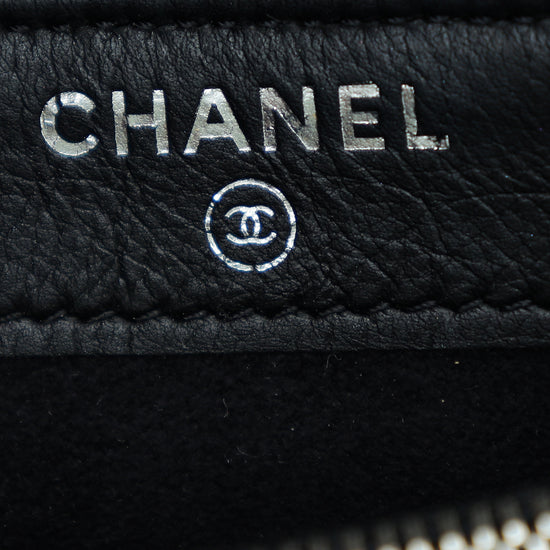 Chanel Black Le Boy Chevron Phone Holder Pouch