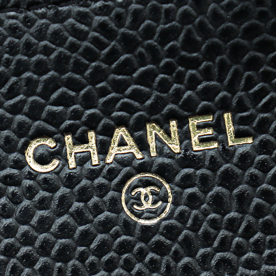 Chanel Black CC Classic Card Case