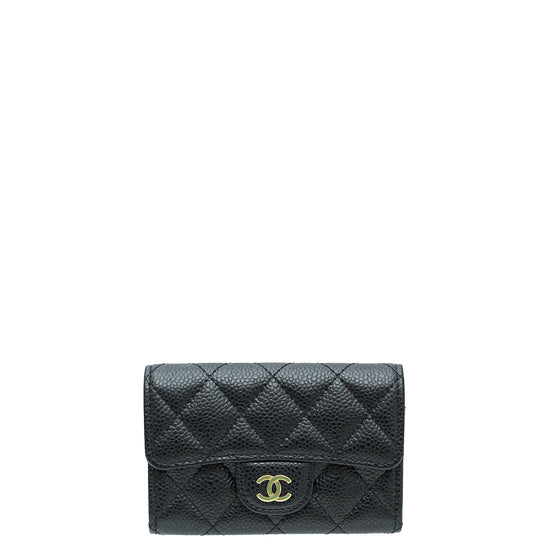 Chanel Black CC Classic Card Case