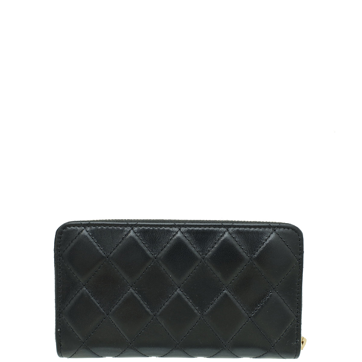 Chanel Black CC Quilted Zipped Wallet-Chanel-THE CLOSET