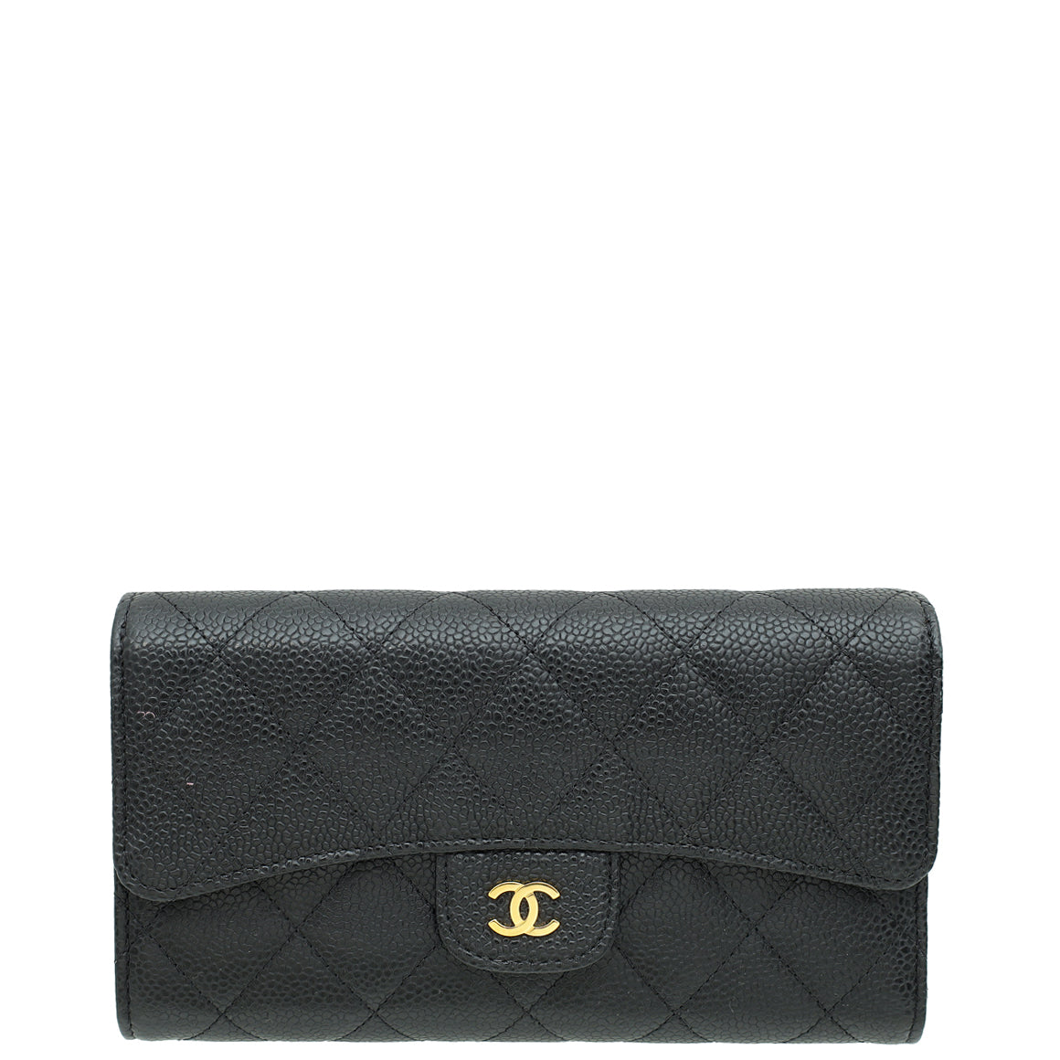 Chanel Black Classic Flap Wallet-Chanel-THE CLOSET