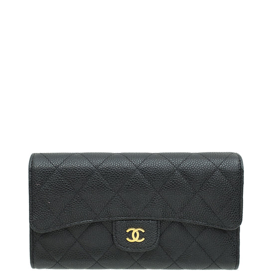 Chanel Black Classic Flap Wallet