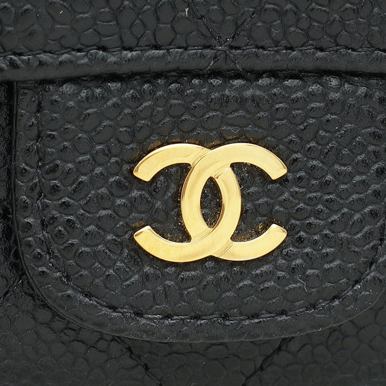 Chanel Black Classic Flap Wallet