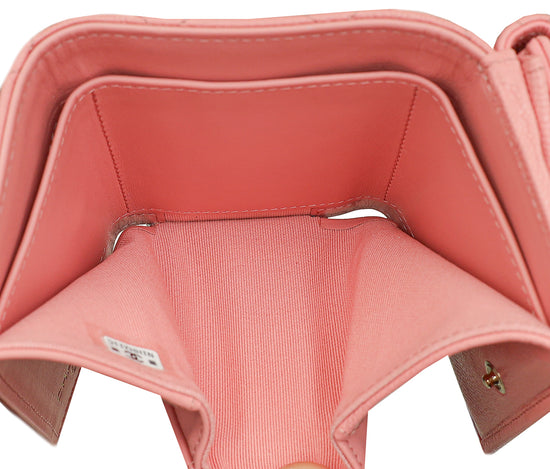 Load image into Gallery viewer, Chanel Light Pink CC Classic Small Flap Wallet
