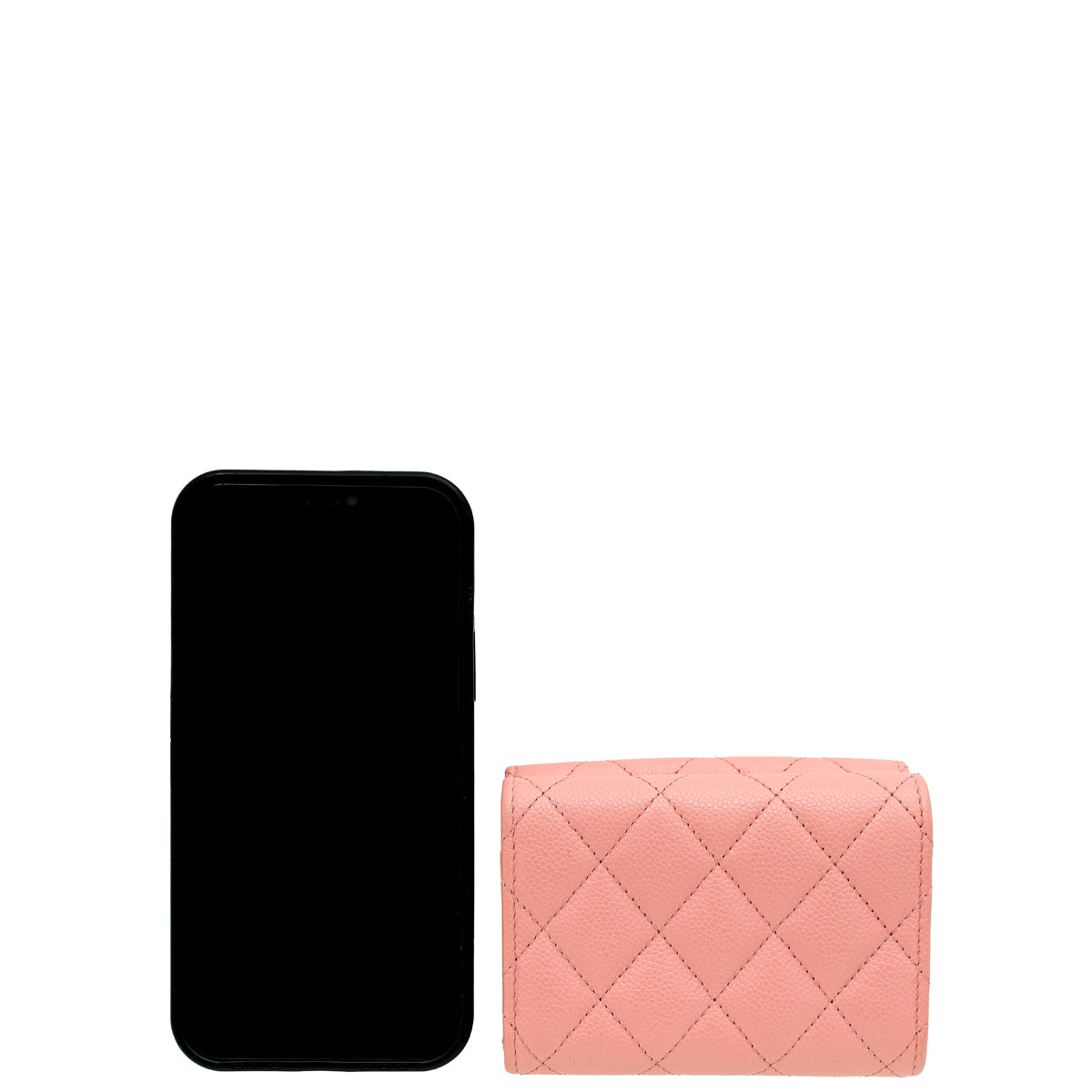 Chanel Light Pink CC Classic Small Flap Wallet-Chanel-THE CLOSET