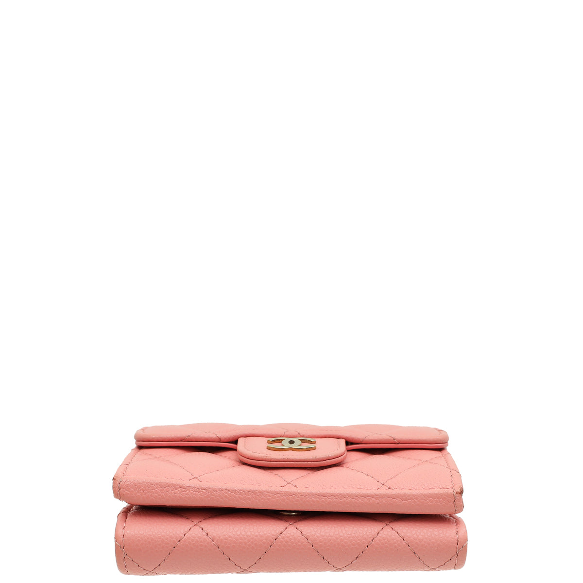 Chanel Light Pink CC Classic Small Flap Wallet