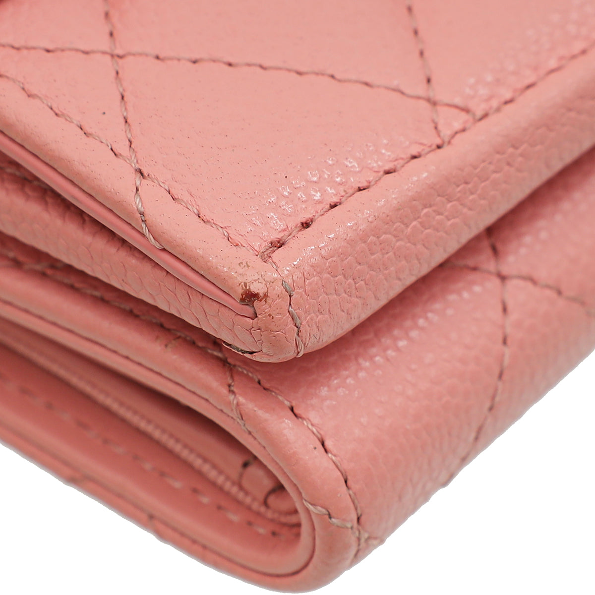 Chanel Light Pink CC Classic Small Flap Wallet
